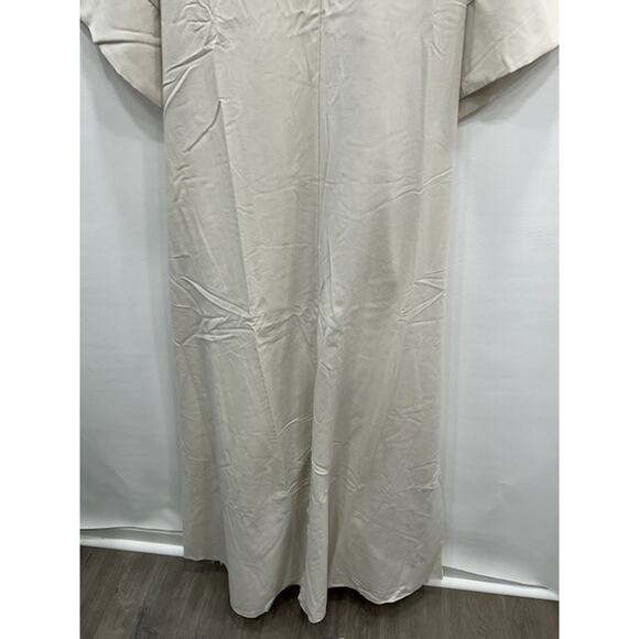 NWT Andrea Iyamah Womens Gamba Robe Kimono Swim Cover Up Beach Ivory One Size - Picture 8 of 13